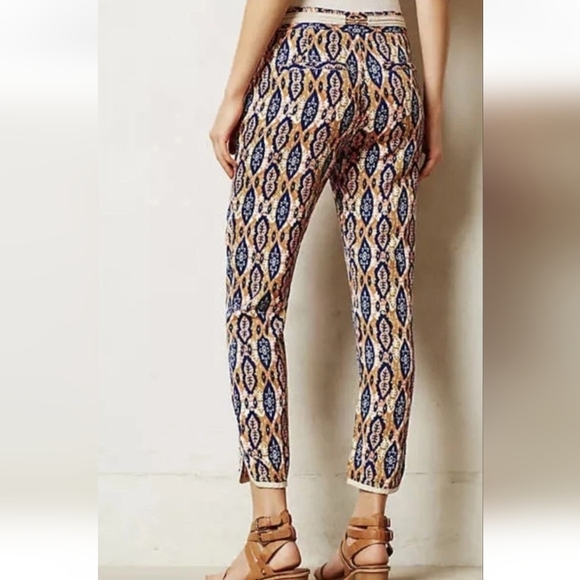 Pilcro & The Letterpress Paz Ikat Printed Jogger Pant Size 32 - Picture 3 of 14